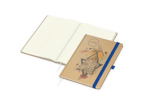 Notizbuch Match-Book Naturpapier-Hardcover individuell bedruckt