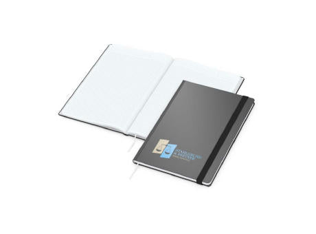 Notizbuch Hardcover Smart-Book Gummiband breit