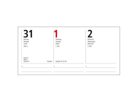 Wochenkalender Prestige A5 Papier-Hardcover