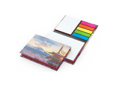 Haftnotiz-Set Wien Innenteil schwarz 100/25 Haftzettel Farbschnitt