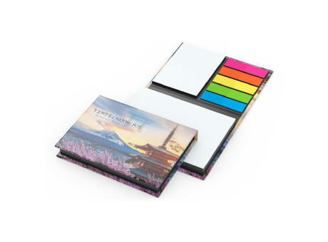 Haftnotiz-Set Wien Innenteil schwarz 100/25 Haftzettel Farbschnitt