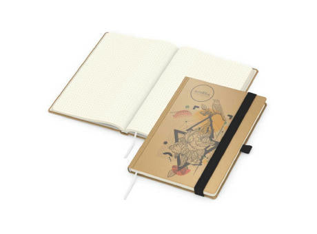 Notizbuch Match-Book Naturpapier-Hardcover individuell bedruckt
