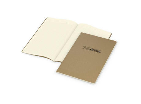 Notizbuch Copy-Book Seiten cremefarben Naturkarton-Softcover farbig
