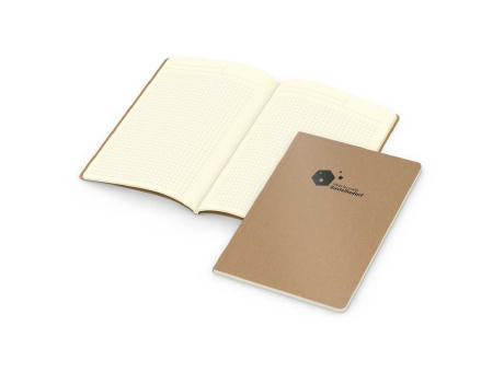 Notizbuch Copy-Book Seiten cremefarben Naturkarton-Softcover farbig