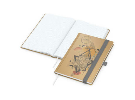 Notizbuch Match-Book Naturpapier-Hardcover individuell bedruckt