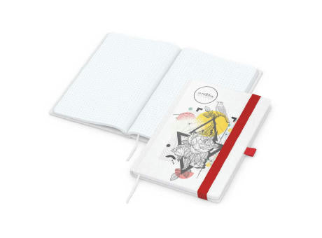 Notizbuch Match-Book Naturpapier-Hardcover individuell bedruckt
