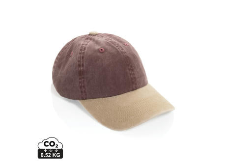 BEAU AWARE™ Two-Tone 6-Panel-Cap aus washed Cotton-Twill