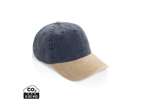 BEAU AWARE™ Two-Tone 6-Panel-Cap aus washed Cotton-Twill
