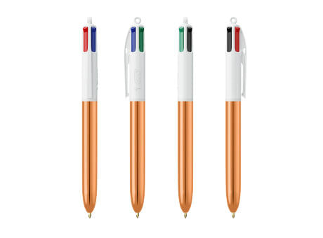 BIC® 4 Colours Shine Kugelschreiber + Lanyard