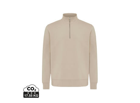 IQONIQ Elgon Quarter-Zip-Sweater aus rec. Baumwolle