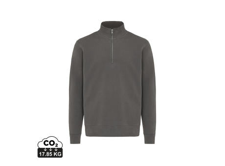 IQONIQ Elgon Quarter-Zip-Sweater aus rec. Baumwolle