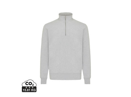 IQONIQ Elgon Quarter-Zip-Sweater aus rec. Baumwolle