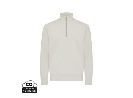IQONIQ Elgon Quarter-Zip-Sweater aus rec. Baumwolle