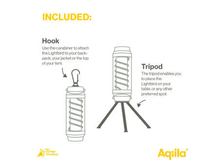 Aqiila Lightbird G1 Campinglampe und Taschenlampe