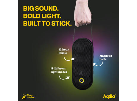Aqiila Soundbird CM Bluetooth-Lautsprecher 30 W mit RGB-Beleuchtung