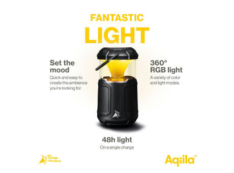 Aqiila Soundbird B10 Bluetooth-Lautsprecher mit Beleuchtung und Powerbank