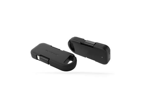 Evergreen Go 2-in-1 Schlüsselanhänger mit Powerbank. rTPE. LED-Anzeige