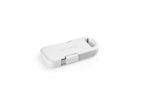 Evergreen Go 2-in-1 Schlüsselanhänger mit Powerbank. rTPE. LED-Anzeige