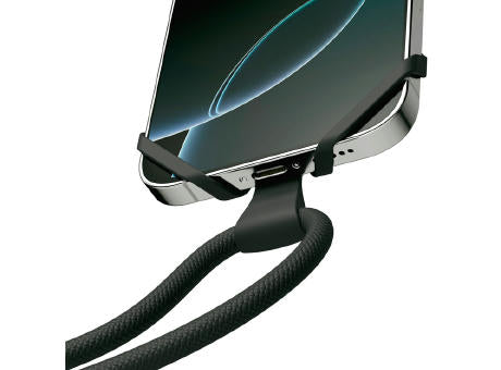 Infinity universelle Handy-Schlinge. Aus rPET und Silikon