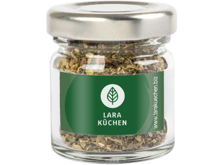 Mini Gläser mit Gewürzen & süßem Topping