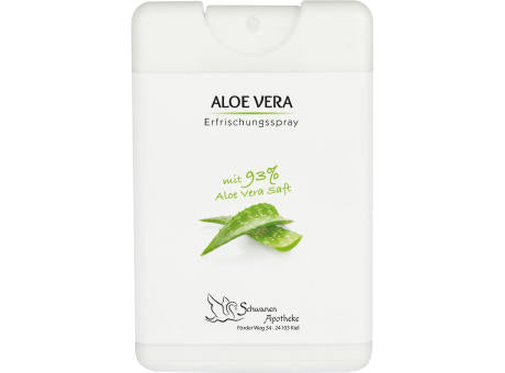 Erfrischungsspray 93 % Aloe Vera in 16 ml Spray Card