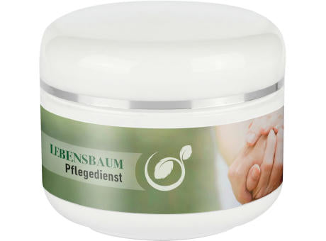 Aloe Vera Feuchtigkeitscreme in 50 ml Tiegel weiß - 4c Etikett