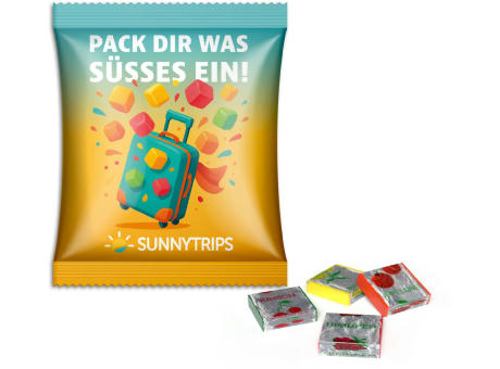 Fruchtkaramellen im Werbetütchen