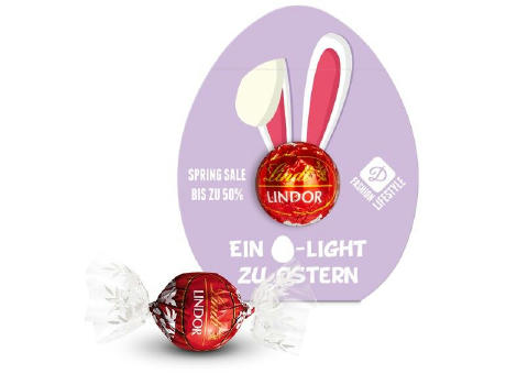 Lindt Lindor Kugel in Werbekartonage "Osterei"