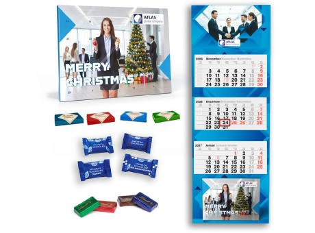 Jahreskalender mit Adventskalender
