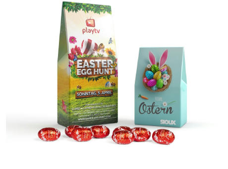 Lindt Lindor Ostereier in Standboden-Kartonage