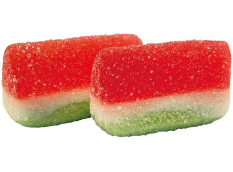 HARIBO Wassermelonen Werbetüte,   2 Stück, Inhalt: HARIBO Wassermelonen