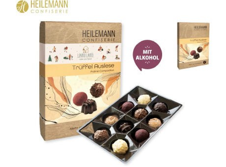 Heilemann Trüffel Auslese im Schuber,   125 g, Inhalt: Heilemann Trüffel Auslese