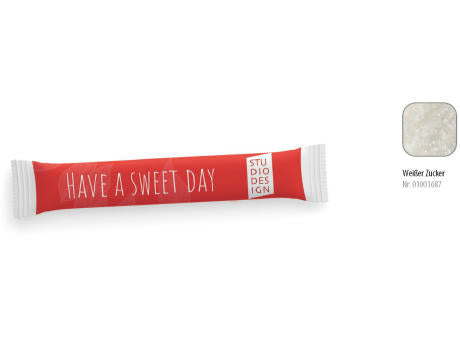 Zucker Stick King Size,   3,6 g, Inhalt: Zucker weiß