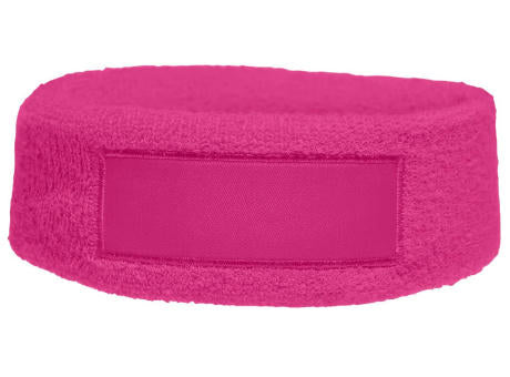 Frottier Stirnband mit Label