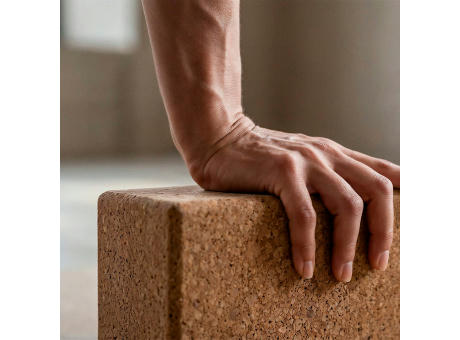 Harvey Yoga-Block aus Kork. Hergestellt in Portugal.