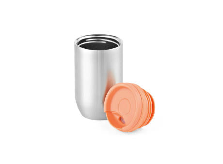 Okavango Reisbecher recy.Edelstahl, 430ml. Dopplewandig und Auslaufsicher