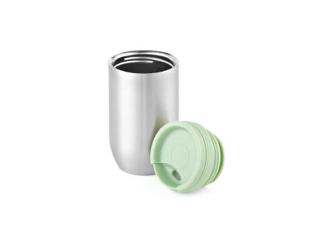 Okavango Reisbecher recy.Edelstahl, 430ml. Dopplewandig und Auslaufsicher
