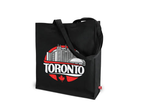 TORONTO – Schwere Baumwolltasche mit Boden-, Seitenfalten und langen Henkeln