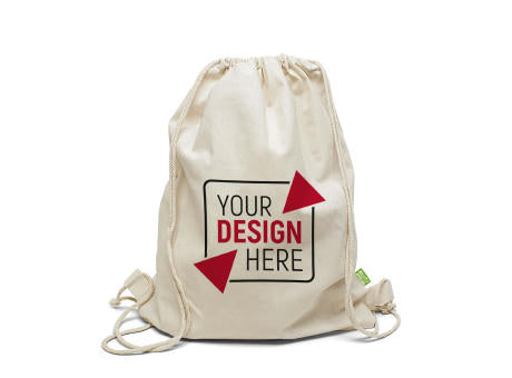MONTREAL – BIO-Baumwollrucksack mit Kordelzug