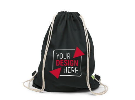 MONTREAL – BIO-Baumwollrucksack mit Kordelzug