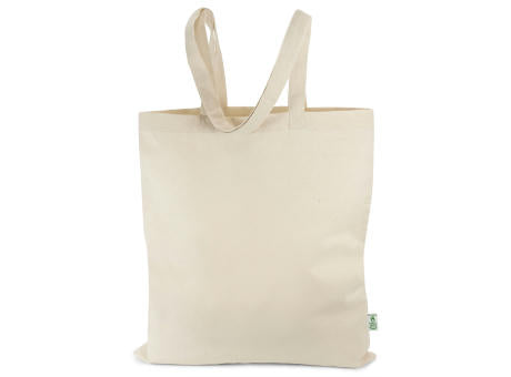 PASSAU – Klassische Tasche aus recycelter Baumwolle mit langen Henkeln