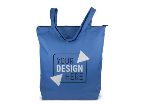 ATLANTA – Tasche aus 300D Polyester mit Reißverschluss und Bodenfalte