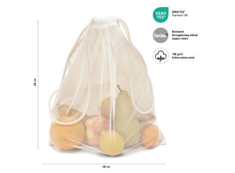 MUMBAI – Obst- und Gemüsebeutel aus Baumwolle