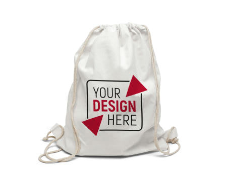BOSTON – Baumwollrucksack mit Kordelzug
