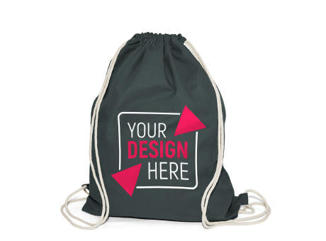 BOSTON – Baumwollrucksack mit Kordelzug