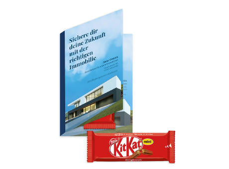 Umschlag mit Kitkat Mini