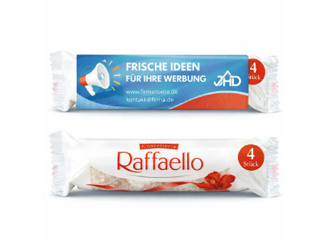 Raffaello 4er im Werbeschuber
