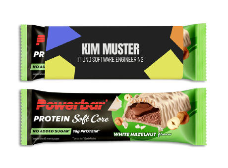 Powerbar im Werbeschuber - Protein SOFT CORE