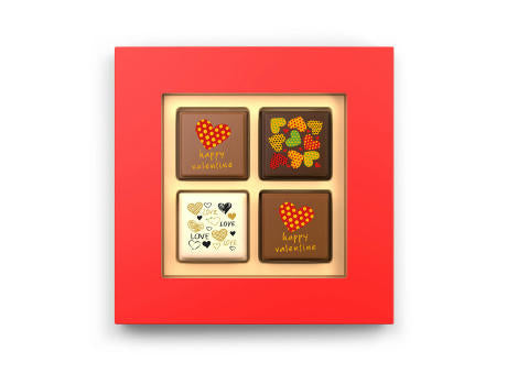 Logopralinen 4er Box
