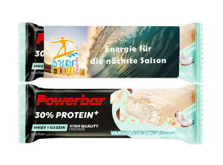 Powerbar im Werbeschuber - 30% Protein+ (Veggie)